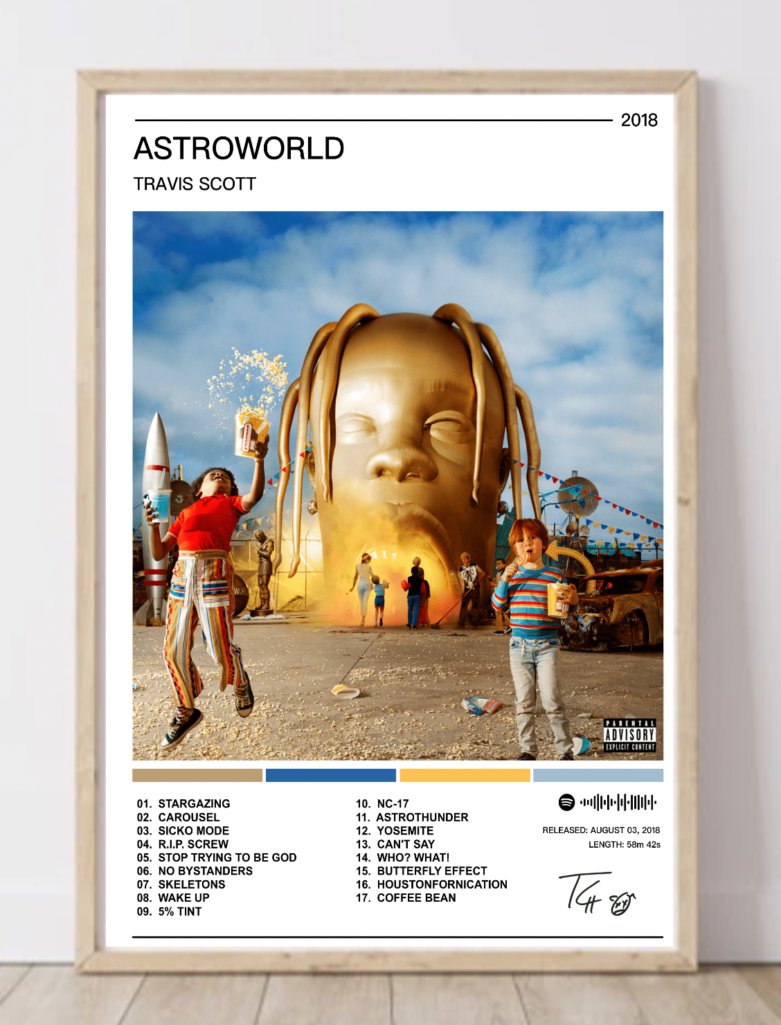 Travis Scott |  Astroworld Album Poster