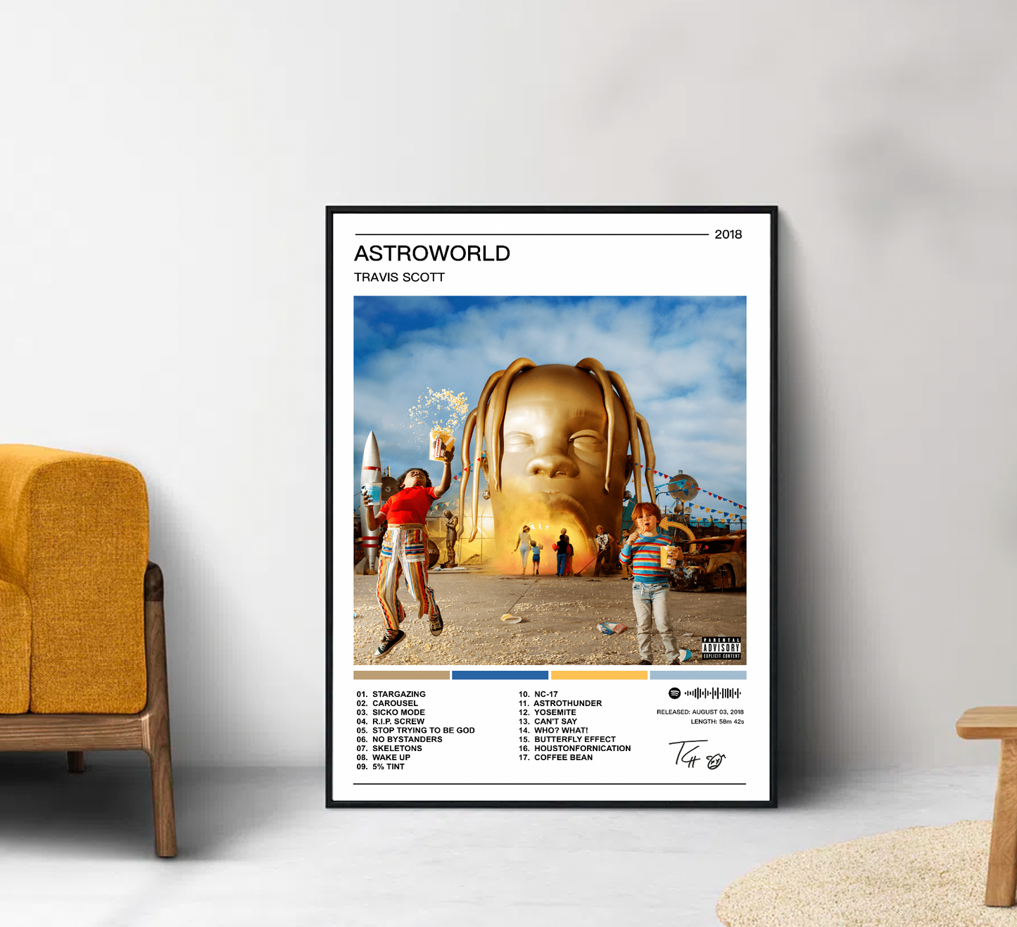Travis Scott |  Astroworld Album Poster